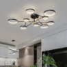 led loftslampe 142 cm globus design klynge design geometriske former indbygget lys akryl kunstnerisk stil moderne stil stilfuld