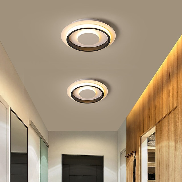 led loftslampe aluminiumslegering forsænket loftslampe 25cm loftlampe til stuegang gang