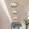led loftslampe aluminiumslegering forsænket loftslampe 25cm loftlampe til stuegang gang