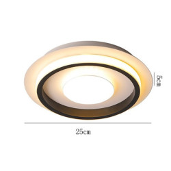 led loftslampe aluminiumslegering forsænket loftslampe 25cm loftlampe til stuegang gang