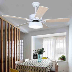 indendørs udendørs Loftlampe med lys 49″ led dæmpbar loftventilator til hjemmet med fjernbetjening downrod mount 3000k-6500k til