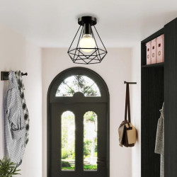 led loftslampe 20cm retro design indbygningslamper metal loftslampe til korridor veranda bar kreativ loft balkon lamper