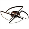 led loftslampe geometriske former dæmpbar 45cm indbygningslys aluminium moderne moderne malede finish stue lys