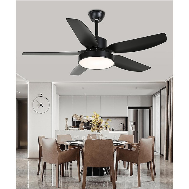 indendørs udendørs Loftlampe med lys 42″ led dæmpbar loftventilator til hjemmet med fjernbetjening downrod mount 3000k-6500k til