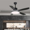 indendørs udendørs Loftlampe med lys 42″ led dæmpbar loftventilator til hjemmet med fjernbetjening downrod mount 3000k-6500k til