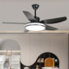 indendørs udendørs Loftlampe med lys 42″ led dæmpbar loftventilator til hjemmet med fjernbetjening downrod mount 3000k-6500k til