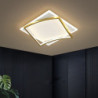 LED loftslampe firkantet design sort guld inkluderer dæmpbar version 45/55/65cm geometriske former indfældningslys aluminium kun