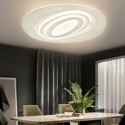 led loftbelysningsarmatur dæmpbar 20″ led lysekrone velegnet til spisestue stue og køkken