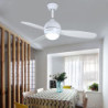 indendørs udendørs Loftlampe med lys 34″ led dæmpbar loftventilator til hjemmet med fjernbetjening downrod mount 3000k-6500k til