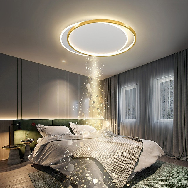 led loftslampe 45 55cm klynge design indbygningslamper metalmalede finish førte moderne