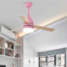 indendørs udendørs Loftlampe med lys 49″ led dæmpbar loftventilator til hjemmet med fjernbetjening downrod mount 3000k-6500k til