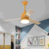 indendørs udendørs Loftlampe med lys 49″ led dæmpbar loftventilator til hjemmet med fjernbetjening downrod mount 3000k-6500k til