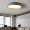 indbygget loftslampe 15,6/19,5 tommer led loftslampe mat sort indvendig guld trækorn indendørs belysning lampe loft velegnet til