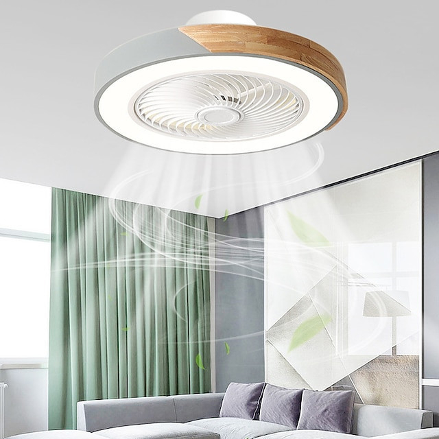 led Loftlampe med lys, der kan dæmpes med fjernbetjening kontral 20″ loftslampe forsænket loftlampe akryl lampeskærm lysekrone s