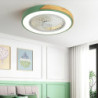 led Loftlampe med lys, der kan dæmpes med fjernbetjening kontral 20″ loftslampe forsænket loftlampe akryl lampeskærm lysekrone s