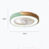 led Loftlampe med lys, der kan dæmpes med fjernbetjening kontral 20″ loftslampe forsænket loftlampe akryl lampeskærm lysekrone s