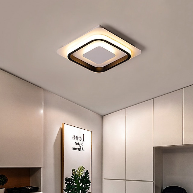 led loftslampe aluminiumslegering forsænket loftslampe 25cm loftlampe til stuegang gang