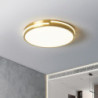 led loftslampe cirkel rundt design 50cm indbygningslys kobber til stue
