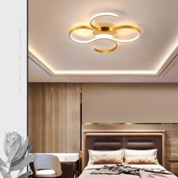 51 cm loftslampe led dæmpbar linjedesign aluminium metal basic børstet moderne
