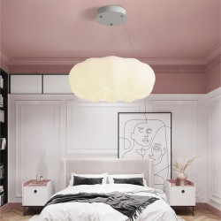 30cm sky loftslampe led pendel lysekrone stue børneværelse loftslampe simpel nordisk kreativ netværk rød græskar lampe restauran