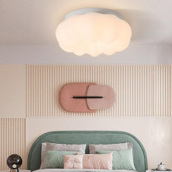 30cm sky loftslampe led pendel lysekrone stue børneværelse loftslampe simpel nordisk kreativ netværk rød græskar lampe restauran