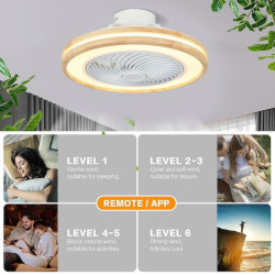led Loftlampe med lys, der kan dæmpes med fjernbetjening kontral 20″ flush mount loftslampe akryl lampeskærm lysekrone soveværel