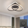 led loftslampe loftslampe moderne kunstnerisk metal akryl stil trinløs dæmpning soveværelse malet finish lys kun dæmpbar med fje
