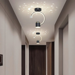 korridorlys kreativ stjernehimmel led loftslys enkel moderne veranda altanlamper