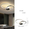 2/4 hoveder ledet loftlys cirkelform nordisk moderne enkel stue lampe atmosfære hjem luksus soveværelse kontor restaurant
