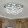 8-Lys 70cm Lysestager Metal Galvaniseret