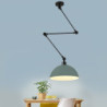 led pendel, macaron stang rocker arm lysekrone 30cm 3000k e27 1-lys moderne langarm spotlight ophængslys bar loft restaurant (pæ
