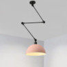 led pendel, macaron stang rocker arm lysekrone 30cm 3000k e27 1-lys moderne langarm spotlight ophængslys bar loft restaurant (pæ