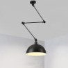 led pendel, macaron stang rocker arm lysekrone 30cm 3000k e27 1-lys moderne langarm spotlight ophængslys bar loft restaurant (pæ