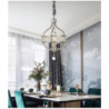moderne klar krystal lysekrone justerbar 1/6/8 lys krystal glas flush mount hængende loft pendel lampe klassisk stearinlys stil