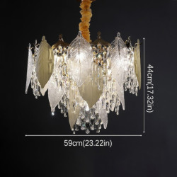 enkel moderne lysekrone stue lampe spisestue lysekrone kreativ personlighed kunst lampe soveværelse lys luksus lysekrone krystal